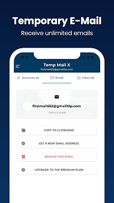 Temp Mail X - Mutil Emailのおすすめ画像1