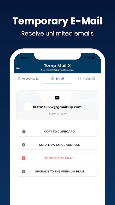 Temp Mail X - Mutil Emailのおすすめ画像1