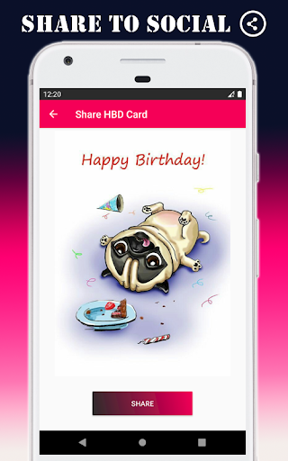 birthday cards Screen 2