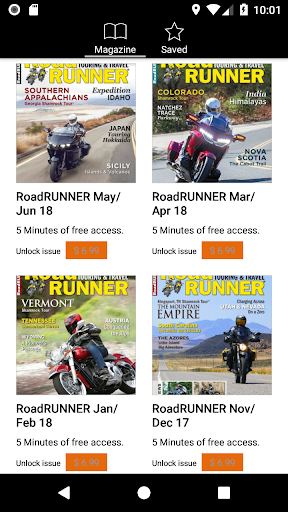 RoadRUNNER Screen 3