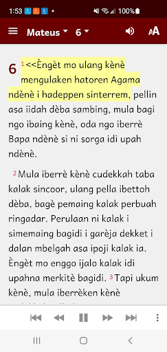 Pakpak Dairi Bible Screen 2