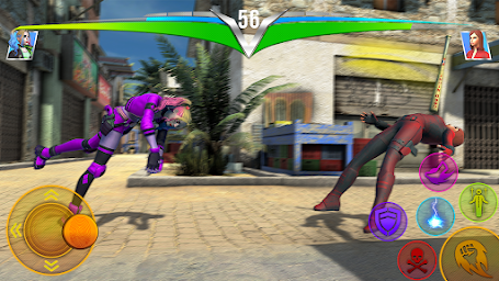 Street Fight Spider Hero 3D