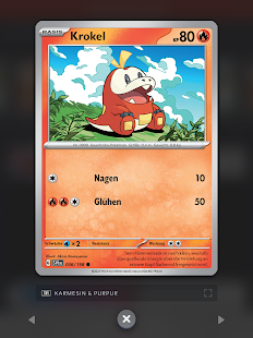 Pokémon Kartendex Screenshot