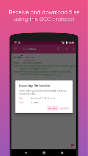 CoreIRC Social Chat DCC File Transfers Apk app for Android 3