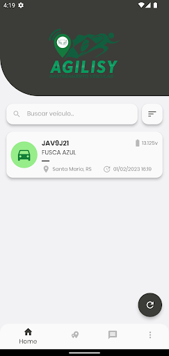 Android application Agilisy Rastreamento Veicular screenshort