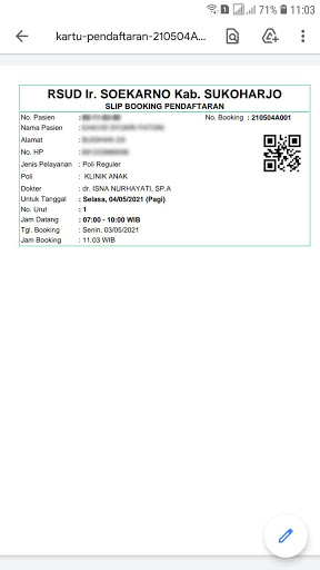 Reservasi RSUD Ir.Soekarno Kab