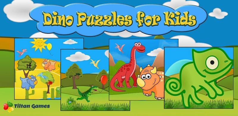 बच्चों के लिए Dino पहेली खेल