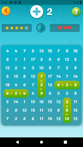 Calcache, math challenges Screen 3