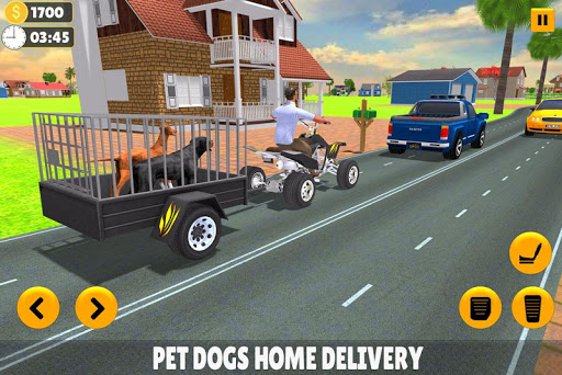 Pet Dog ATV Trolley Cargo Transport  screenshots 1