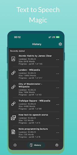 SpeakUp AI - Text to Speech Screen 2