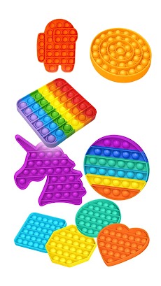 Fidget Toys 3D-Fidget Cube, AntiStress: Satisfyingのおすすめ画像4