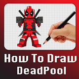 How to draw deadpool 2017 icon