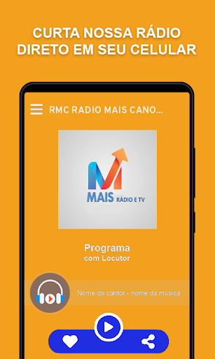 Android application RMC Rádio Mais Canoas screenshort