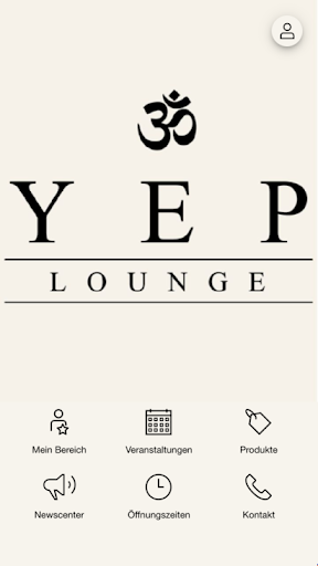 Android application YEP-Lounge screenshort