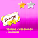 K-POP(R) web inquiry and bookmark management icon