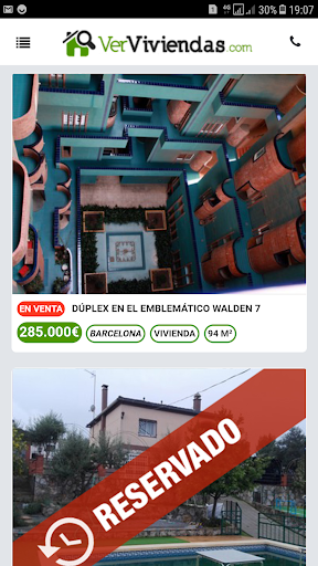 Android application VerViviendas.com screenshort