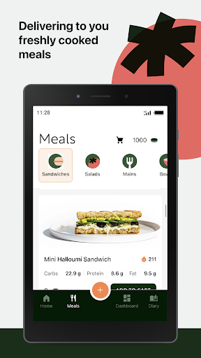 Screenshot of ForeverMore - healthy meals