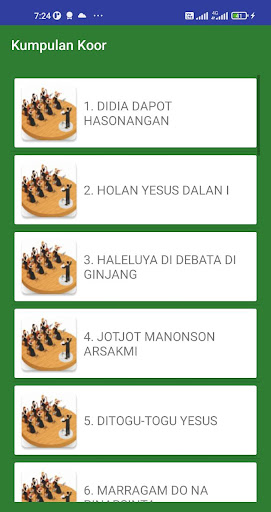 Android application Kumpulan Koor Gereja screenshort