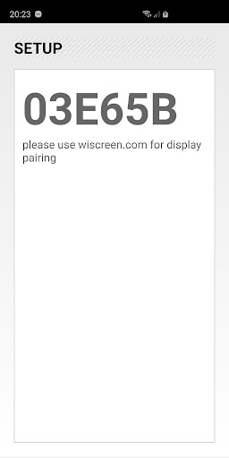 Android application Wiscreen - Digital Signage screenshort