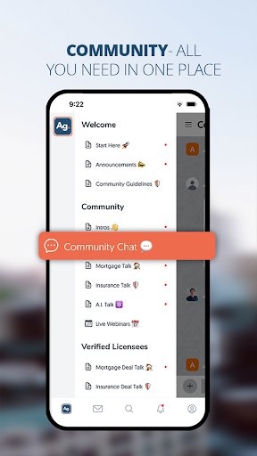 Android application Agora screenshort