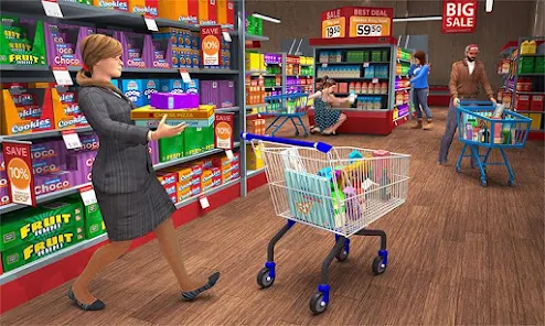 Supermercado Compras e Caixa - Jogo grátis para possuir sua loja