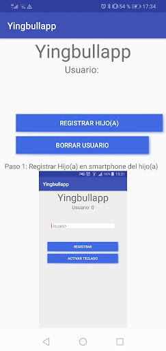 Android application Yingbullapp screenshort