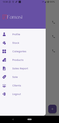Android application Famasi screenshort