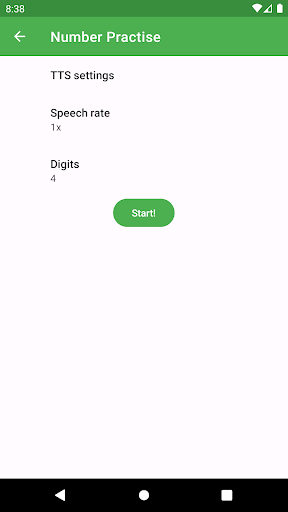 German number practice Screen 2
