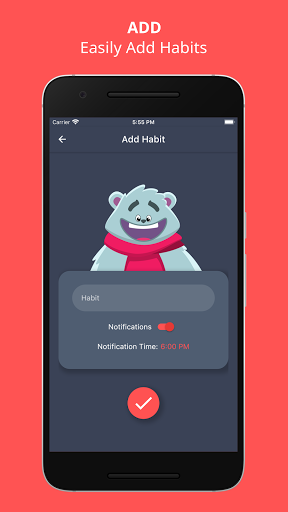 Habit Coach - Track new Habits Screen 2