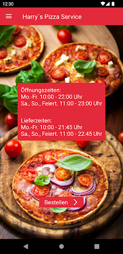 Harry´s Pizza Service Screen 2