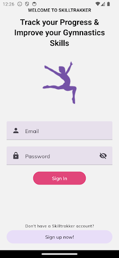 Android application Skilltrakker screenshort