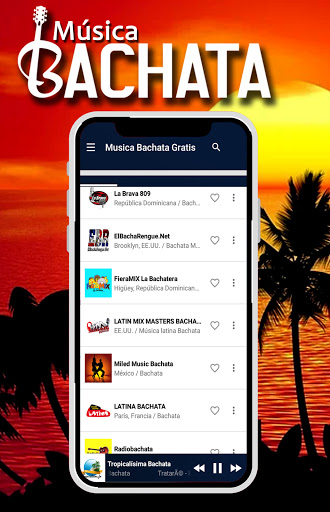 Android application Bachatas Romanticas screenshort