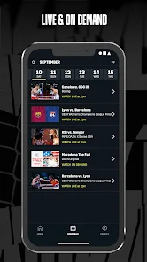 Watch live on sale sports app