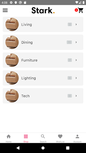 Stark Furniture PrestaShop Screen 2