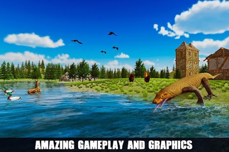 Angry Komodo Dragon: Epic RPG Survival Game Screenshot