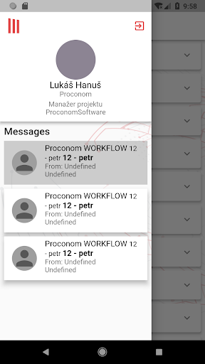 Android application Proconom screenshort