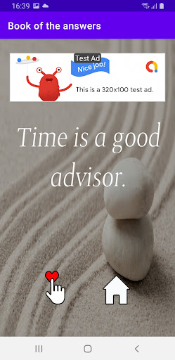 Book of the Answers Screen 3