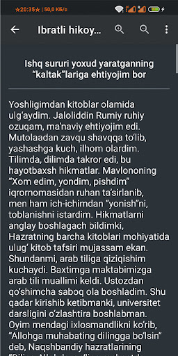 Ibratli hikoyalar Screen 2