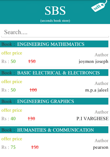 SBS - Seconds Book Store/Used  Screenshot 1 - AppWisp.com