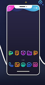 Captura de Pantalla 4 Tema de iPhone 14, lanzador android