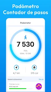  Podómetro, podómetro simple para caminar, contador de pasos con  clip, seguimiento preciso de pasos y millas/km, calorías quemadas y tiempo  de actividad, 7 días, contador de pasos de memoria para hombres