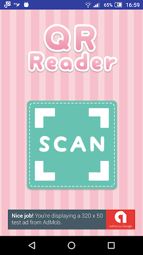 Android application 読み取り簡単！シンプルで便利なQRコードリーダー screenshort