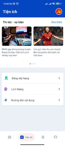 Sổ tay đảng viên VNPT Screen 3