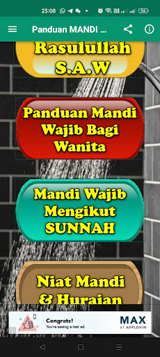 Panduan & Cara MANDI WAJIB Screen 2