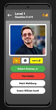 Hollywood Celebrity Quiz - Screenshot 1