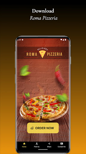 Android application Roma Pizzeria screenshort