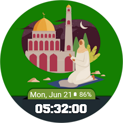 Kaba Girl Animated Watch Face