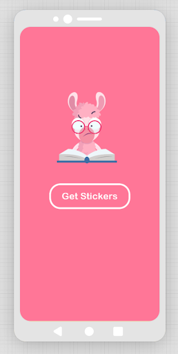 Android application WASticker - Sticker For Alpaca screenshort