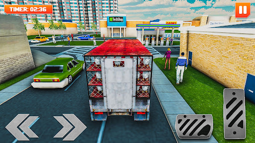 Chicken Delivery Truck