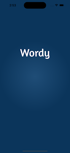 Android application Wordy - Word Puzzle Game screenshort
